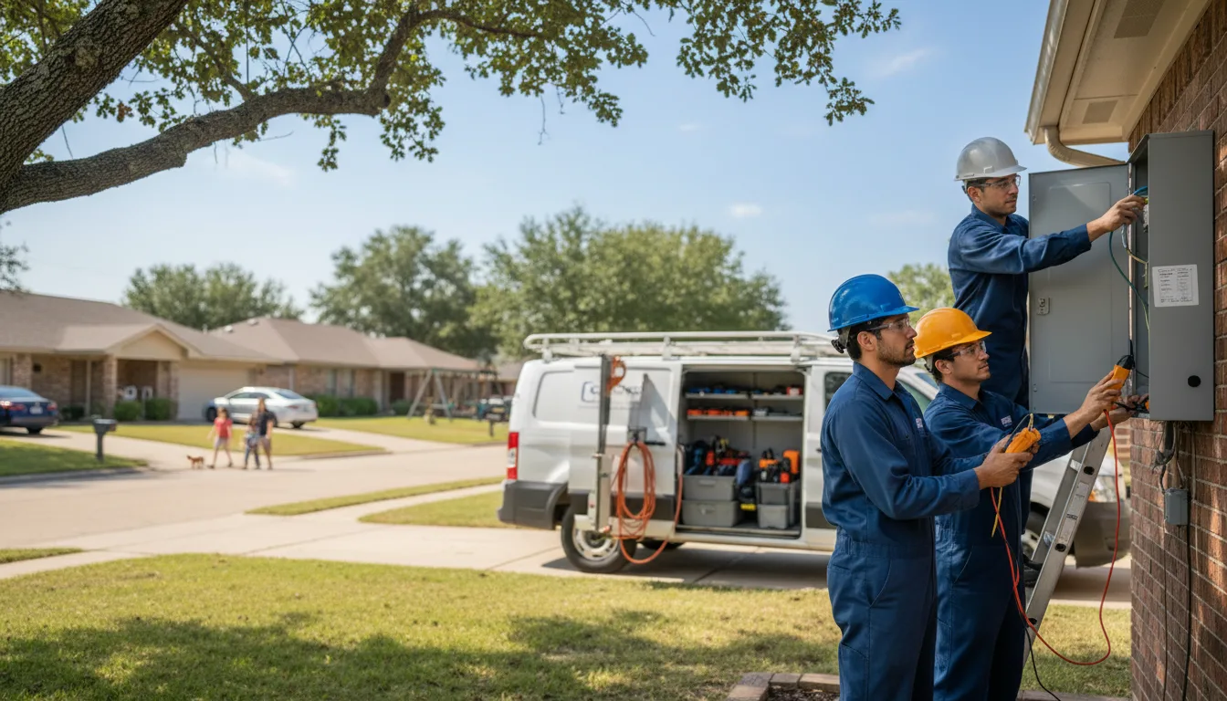 Certified electrician providing emergency electrical services in Clinton, OK